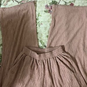 dazy small pink flared pants